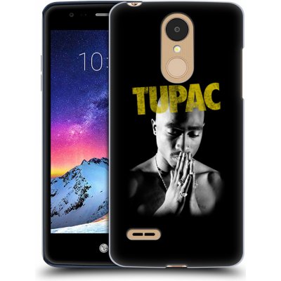 Pouzdro HEAD CASE LG K9 / K8 2018 Zpěvák rapper Tupac Shakur 2Pac zlatý nadpis – Zboží Živě
