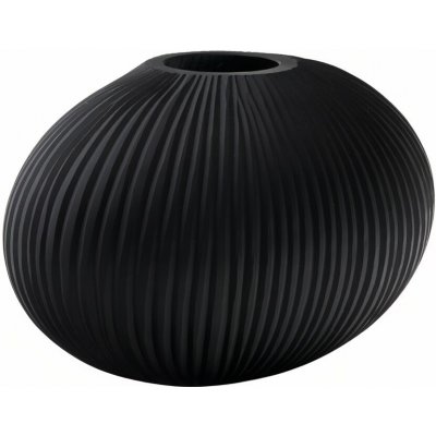 Šedá skleněná váza Kave Home Nivra 19 cm – Zboží Dáma