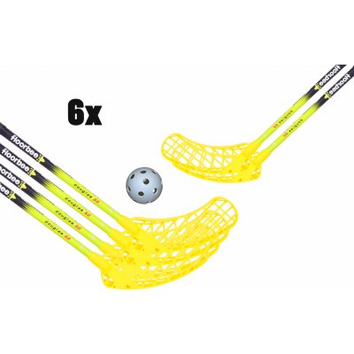 FLOORBEE 6x Douglas 32 Yellow + Balls žlutá / černá, 92cm (=102cm), 4x levá + 2x pravá – Hledejceny.cz