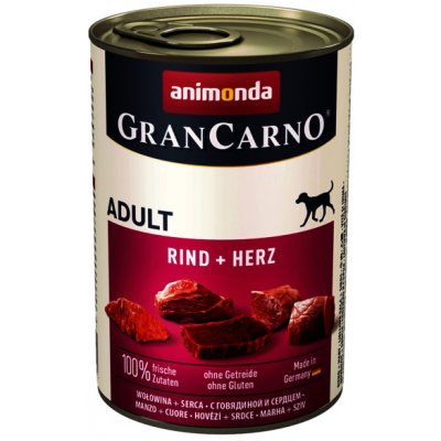 Animonda Gran Carno Adult Rind & Herz 400 g – Zboží Mobilmania