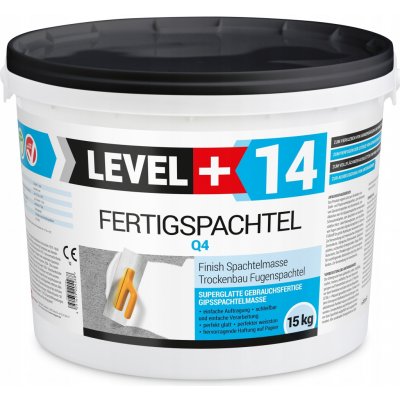 Vyrovnávací stěrka LEVEL+ hotová bílá 15 kg – Zboží Mobilmania