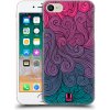 Pouzdro a kryt na mobilní telefon Apple Pouzdro Head Case Apple iPhone SE 2022 / SE 2020 Swirls Hot Pink