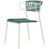 Zahradní židle a křeslo Scab Židle LISA FILÓ s područkami lněná PVC výplet SCAB N57-mint