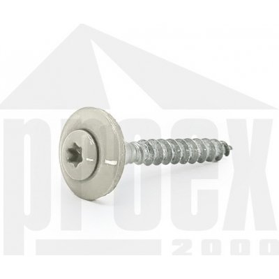 Šroub klempířský pozink. 4,8x35mm, šedobílá RAL9002 – Hledejceny.cz