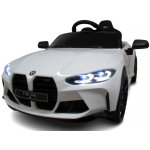 BMW M4 elektrické autíčko 2x45W Eva kůže bílá – Zboží Dáma
