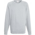 Fruit of the Loom Mikina Lightweight Raglan Sweat Melír šedá – Hledejceny.cz