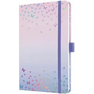 Sigel 7J347 Jolie A5 týdenní 2027 Butterfly Confetti Sky – Zboží Dáma