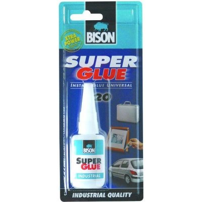 BISON Super glue Industry vteřinové lepidlo 20g – Zboží Mobilmania