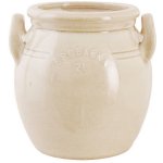 Kameninový květináč Brobacka Cream High 17x17 cm Strömshaga – Hledejceny.cz