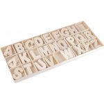 Prima-obchod Dřevěná písmena v krabici, barva přírodní sv. – Zboží Mobilmania