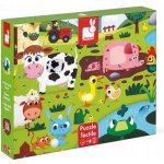 Janod Zvířátka na farmě 20 dílků – Zboží Dáma