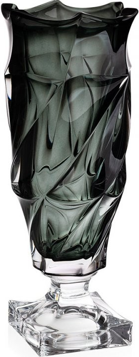 Váza na noze FLAMENCO, Bohemia Treasury, šedá, 38 cm od 1 164 Kč -  Heureka.cz