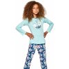 Kojenecký župan a pyžamo Cornette dětské pyžamo Umbrella Kids modrá