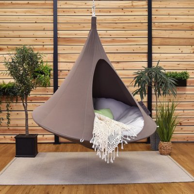 Cacoon houpačka hnízdo O1,5m hnědá – Zbozi.Blesk.cz