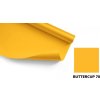 Foto pozadí 1,35x11m BUTTERCUP FOMEI, středně žlutá papírová role, fotografické pozadí (ZC1170)