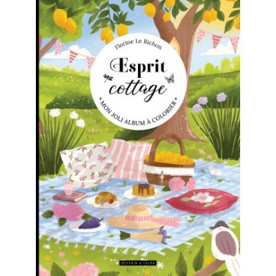 Esprit cottage - Mon joli album à colorier Florine Le Richon – Hledejceny.cz