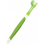 Surtep Animals Zubní kartáček pro psy tříhlavý 17 cm Světle Zelená – Hledejceny.cz