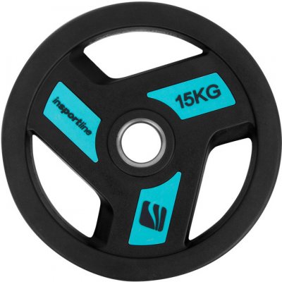 inSPORTline Herk Pogumovaný olympijský kotouč OL 15 kg,50mm