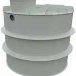 Mravec plast Nádrž na dešťovou vodu k obetonování kruhová 3 m³ – Zboží Mobilmania