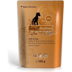 Dogz finefood Adult No.8 s krůtím & kozím masem 100 g