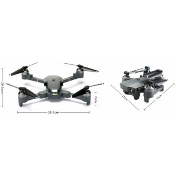 RCskladem Skládací dron X1 s wifi kamerou a interaktivní 3D počítačovou hrou 23149845