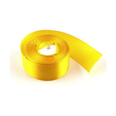 Stuha saténová 4cm x 23m ŽLUTÁ – Sleviste.cz