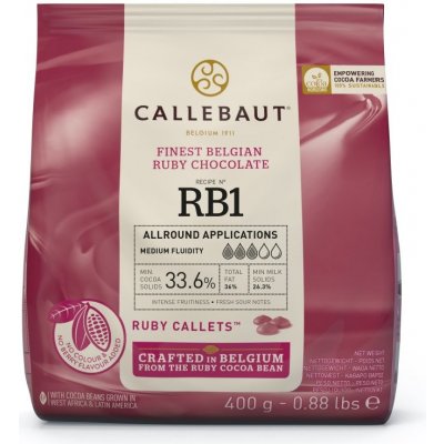 Callebaut RUBY Belgická 400 g – Zboží Dáma