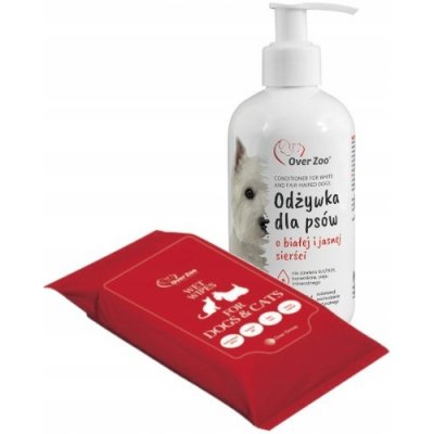 Over Zoo Kondicionér pro psy s bílou a světlou srstí 240 ml – Sleviste.cz