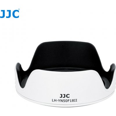JJC pro Yongnuo YN 50 mm f/1,8 II bílá – Zbozi.Blesk.cz