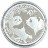 China Mint /Shanghai Mint stříbrná mince Panda 2021 30 g