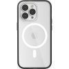 Pouzdro a kryt na mobilní telefon Apple Woodcessories Clear Case MagSafe Black iPhone 14 Pro