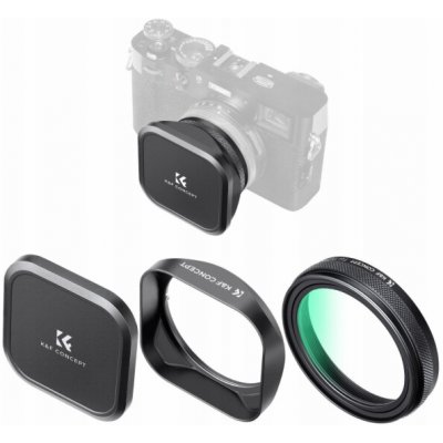 K&F Concept Sada 3v1 UV Nano-X + krytka + clona pro FujiFilm X100 X100S X100V SKU2335 – Hledejceny.cz