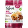 Bezlepkové potraviny Celiane glutenfree Celiane bezlepkové mini mafiny s čokoládovou náplní a lískovými ořechy 200 g