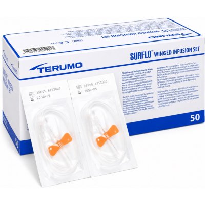 Terumo - Surflo infuzní set s křídly W 25G-oranžová (0,5×19mm) (50 ks) – Hledejceny.cz