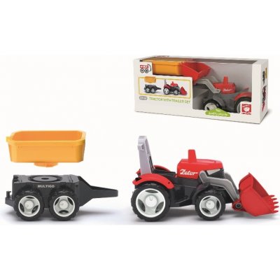 Efko 27055 Igráček Multigo 1+2 traktor s přívěsem – Sleviste.cz