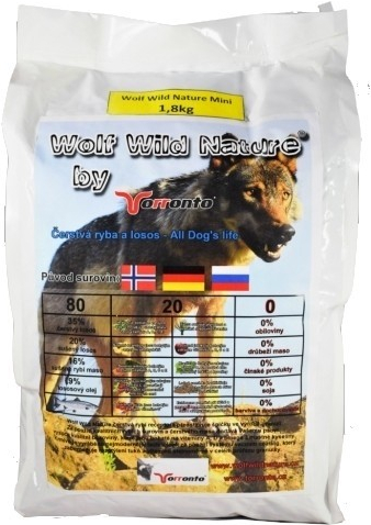 Wolf Wild Nature mini ryba a losos 1,8 kg