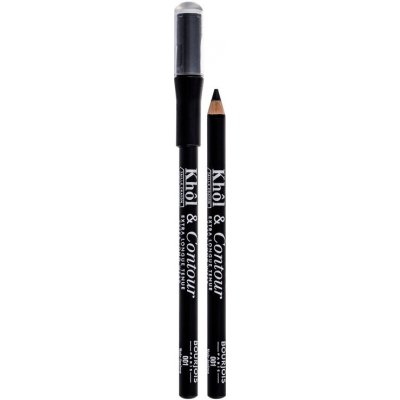 Bourjois Paris Khol & Contour dlouhotrvající tužka na oči s ořezávátkem 001 Noir-issime 1,2 g – Zboží Dáma