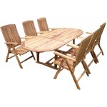 Nábytek Texim Faisal II.O teakový set 1+6 – Hledejceny.cz