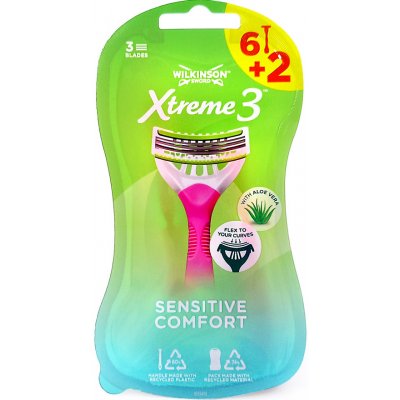 Wilkinson Sword Xtreme 3 Sensitive Comfort 8 ks