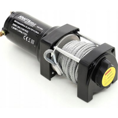 Elektrický naviják lanový Kraft&Dele 3000LBS 12V – Sleviste.cz