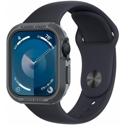 SPIGEN RUGGED ARMOR APPLE WATCH 4 / 5 / 6 / 7 / 8 / 9 / SE 44 / 45 MM DARK GREY ACS07380 – Zboží Živě