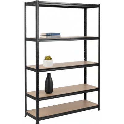 Mamutex Standard Regál 180 x 120 x 50 cm 5 polic černý – Hledejceny.cz