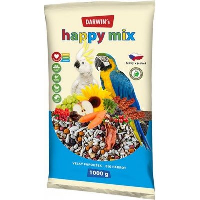 Darwin's Happy mix Special velký papoušek 1 kg – Zboží Dáma