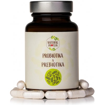 NaturalProtein Probiotika a prebiotika 60 kapslí