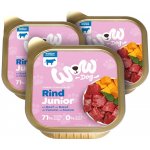 WOW Hovězí s dýní Junior 3 x 150 g – Zboží Mobilmania