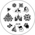 Allepaznokcie Destička pro razítka na nehty JQ08 – Sleviste.cz