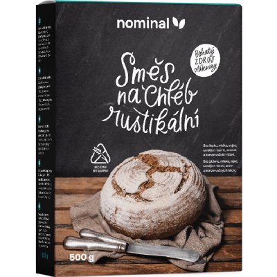 Nominal Směs na chléb rustikální Bez lepku 0,5 kg – Hledejceny.cz