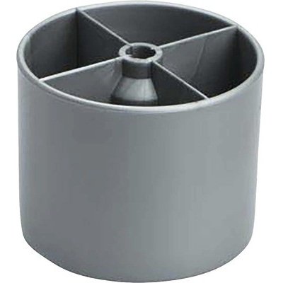 Walteco Nábytková noha průměr 49 mm výška 40 mm plast stříbrná 50092 – Sleviste.cz