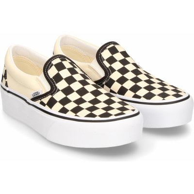 Vans UA classic slip-on PLATFORM Blk WhtCh více – Zboží Dáma