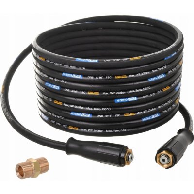 HydroLine hadice 20 m gumová s ocelovým opletením 250 bar – Zboží Mobilmania
